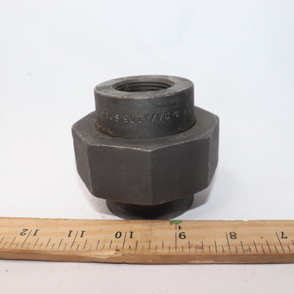 Bonney Threaded Union Forged Steel Class 6000 A105 1"
