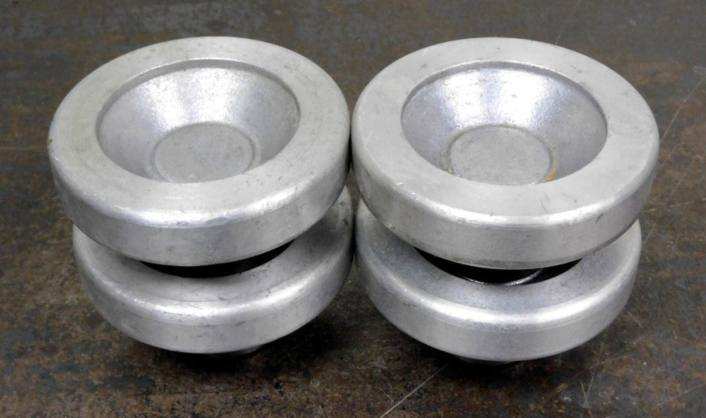 Jergens - 3 in. Solid Aluminum Offset Handwheel Blank 22502 Lot of Four (4)