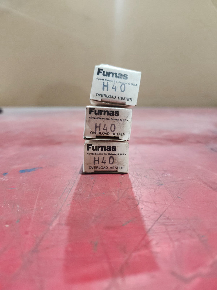 NEW IN BOX LOT OF 3 FURNAS OVERLOAD HEATER ELEMENT H-40