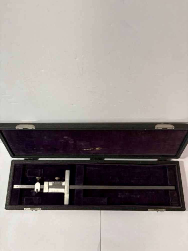 Brown & Sharpe Co.  600 Depth Micrometer  12” long Original Case. USA