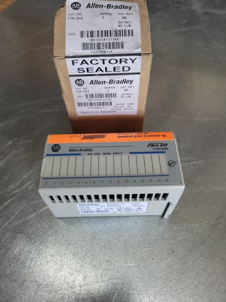 New Old Stock! Allen-Bradley 1794IB16 1794-IB16 Flex I/O Input Module