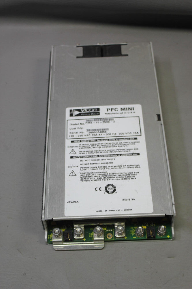 VICOR PFC MICRO POWER SUPPLY PM2-12-3598-2
