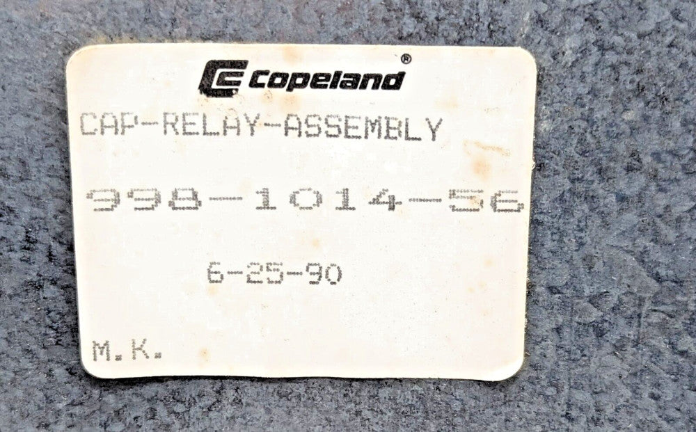 998-1014-56 Copeland Motor Starter Capacitor Relay Kit NEW SHABBY BOX [B9S3]