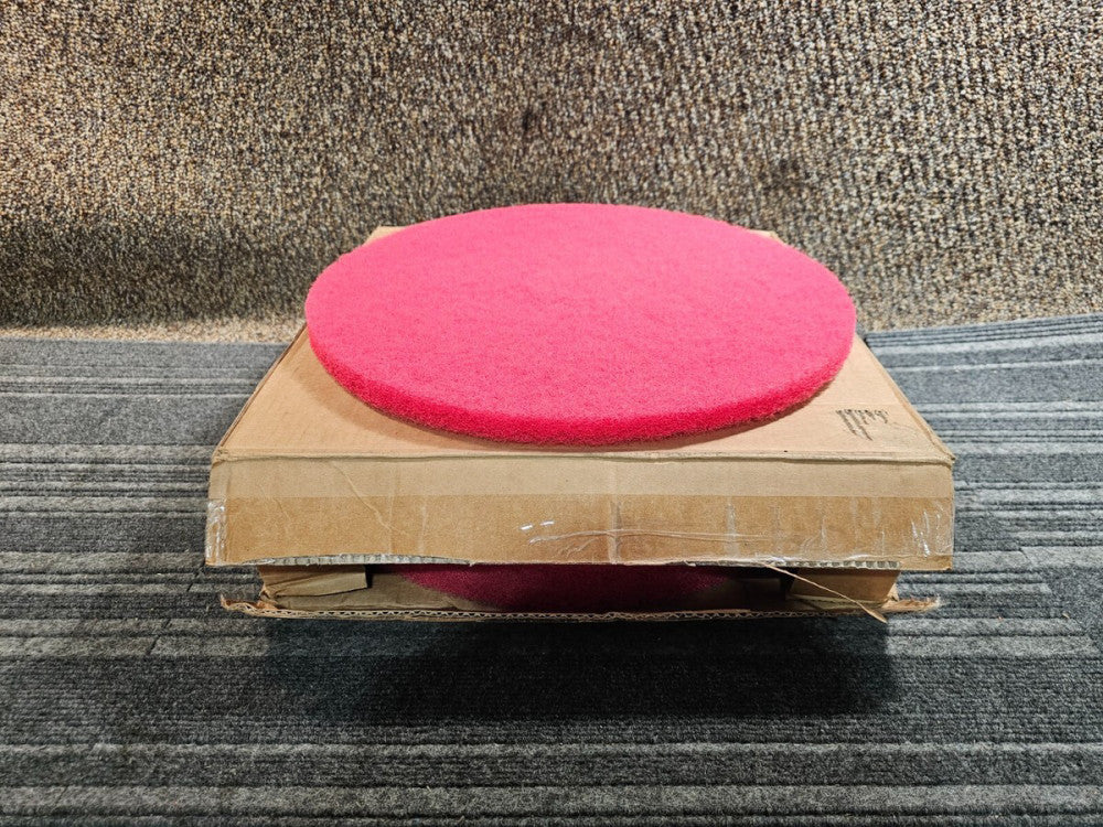 (QTY 5) Unitex FP-17RD-CS 17" Professional Series Floor Pads Red Spray Buffing