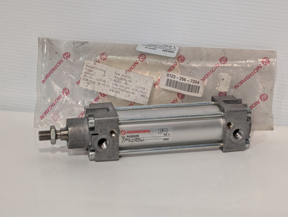Norgren RA/8040/80 Actuating Linear Air Cylinder Series A