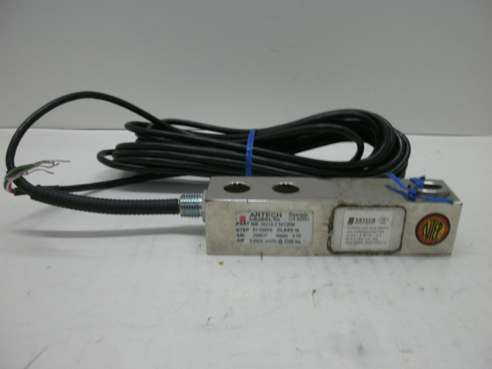 ARTECH 30210-25KCBM LOAD CELL SENSOR NTEP 87-058A6 O/P 3.0029 mV/V AT 2500 LBS