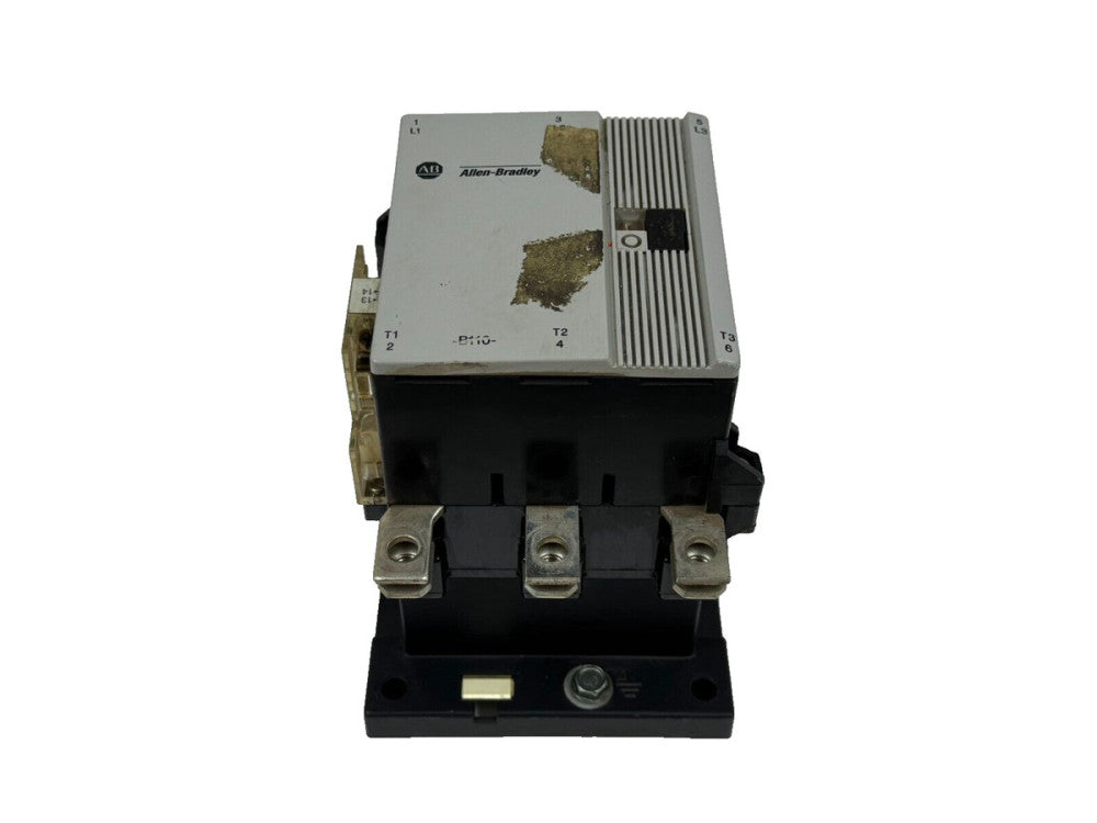 USED ALLEN BRADLEY 100-B110N3 CONTACTOR SER. B GE473 110/120V 50/60HZ