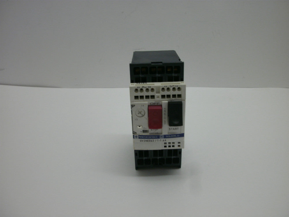 TELEMECANIQUE GV2ME063 / 1-1.6A MANUAL STARTER 3P 600VAC 1.6AMP IEC
