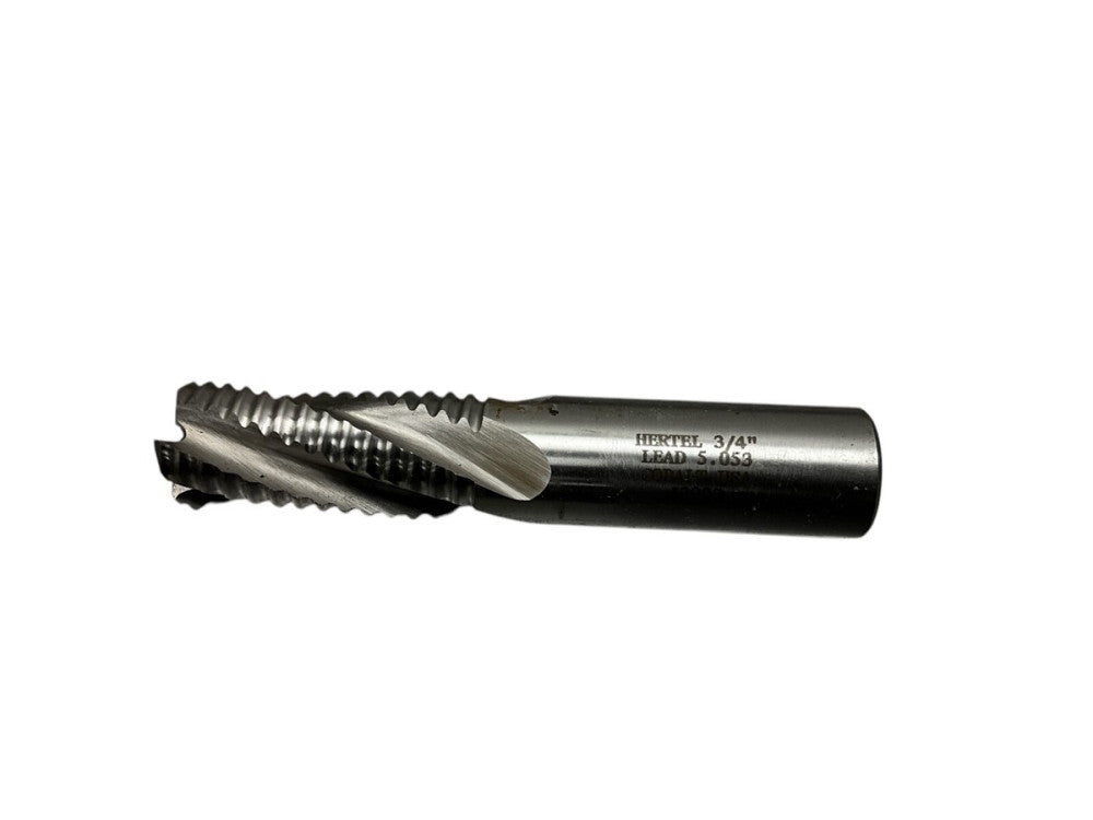 Hertel 3/4" Diam Fine Pitch 3" LOC 4 Flute Cobalt Roughing