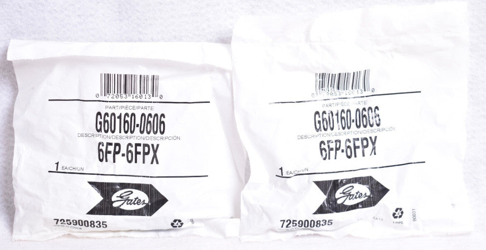 2 Count Gates Hose Adapters G60160-0606
