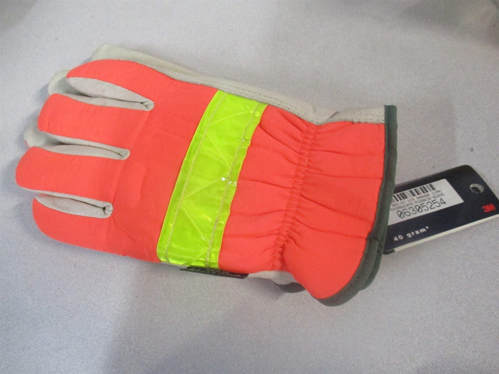 (PS-125-468/M) Size M Grain Pigskin Cold Protection High Visibility Work Gloves 