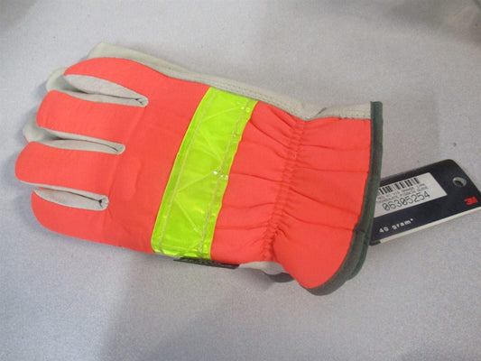 (PS-125-468/M) Size M Grain Pigskin Cold Protection High Visibility Work Gloves 
