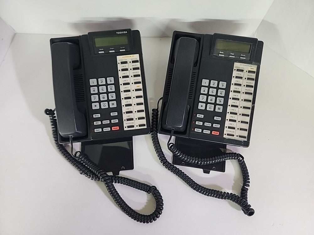 Qty: 2 , Toshiba CTX DKT2020-SD phone DK-2020SD