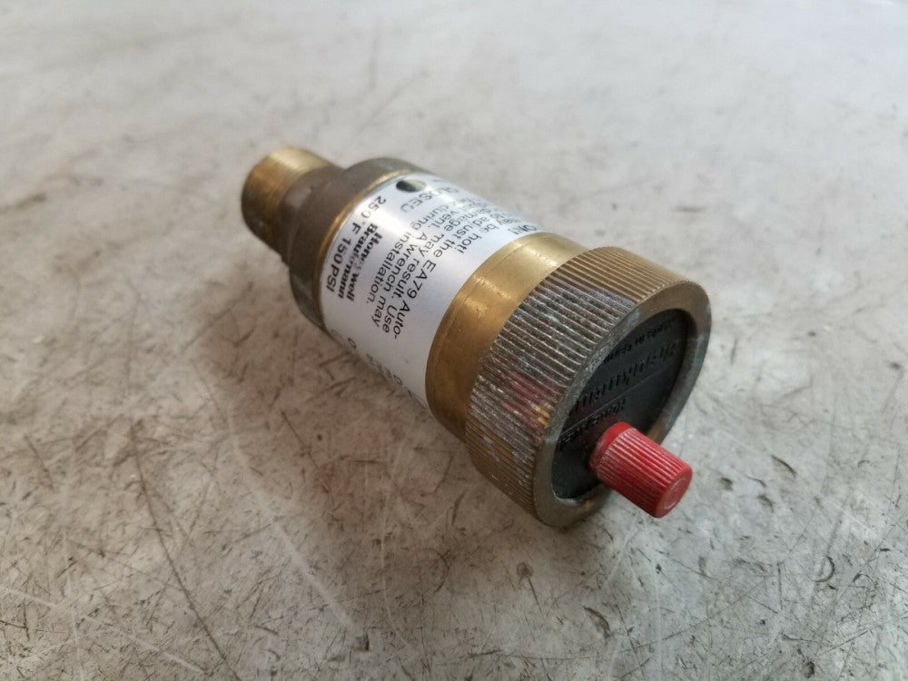 HONEYWELL AIR VENT 3/4" MNPT 150 PSI BRASS SHELL 250º F  EA79A1004