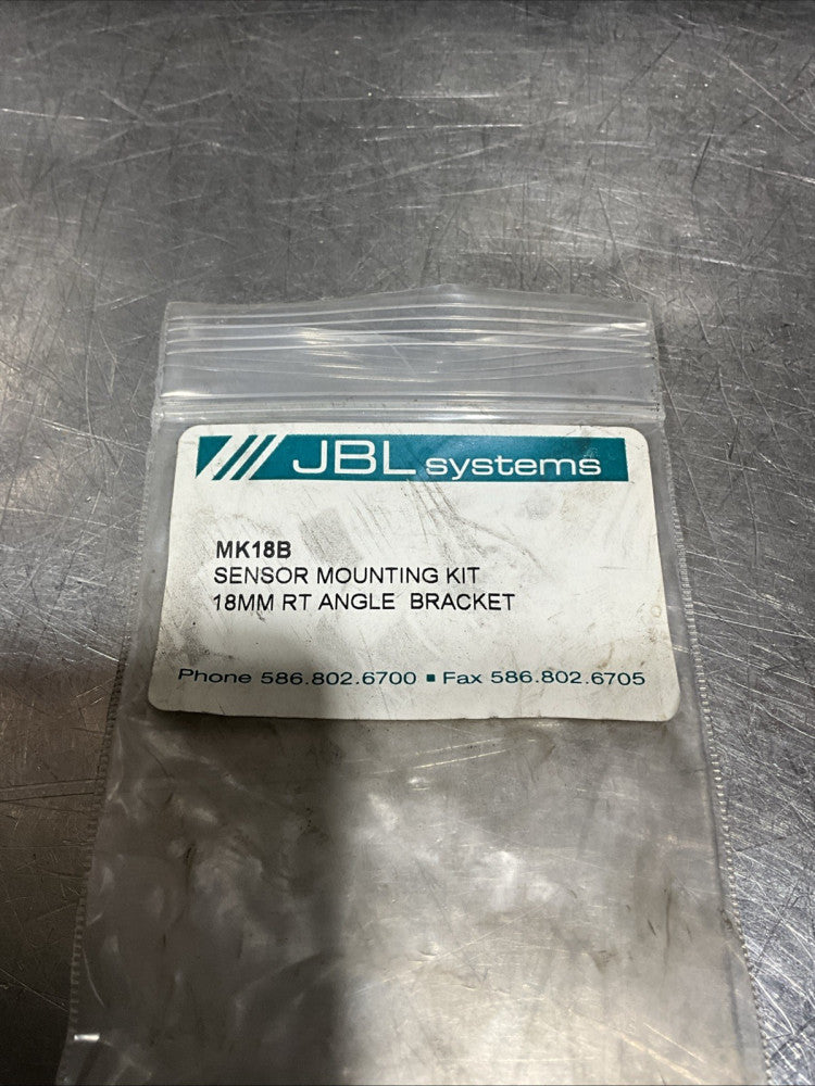 JBL Systems MK18B Sensor Mounting Kit 18mm Right Angle Bracket, NOS