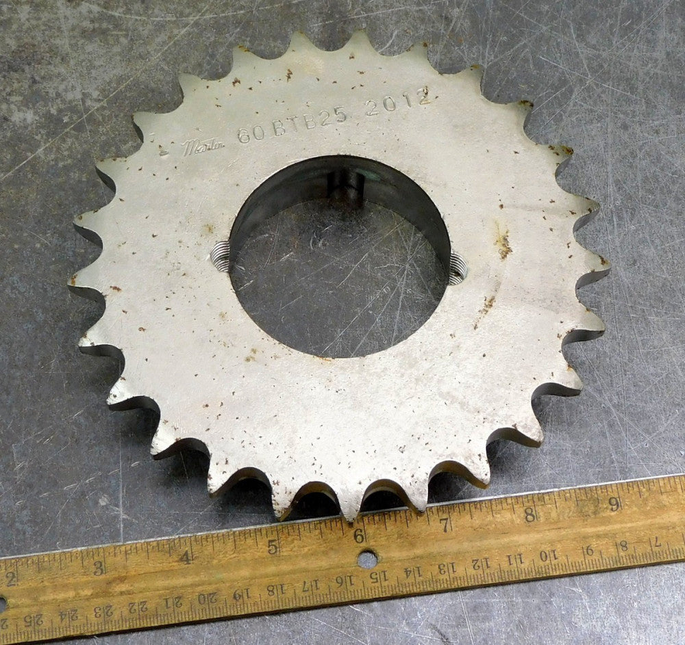 Martin 60BTB25 Roller Chain Sprocket #60 25 Teeth 2-5/8" Bore