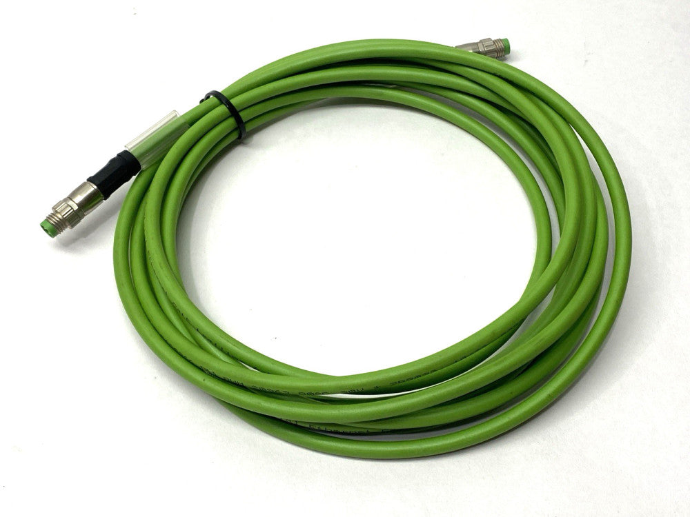 Beckhoff ZK1090-3131-0040 EtherCAT Double-Ended Cable Male M8 to Male M8 4m