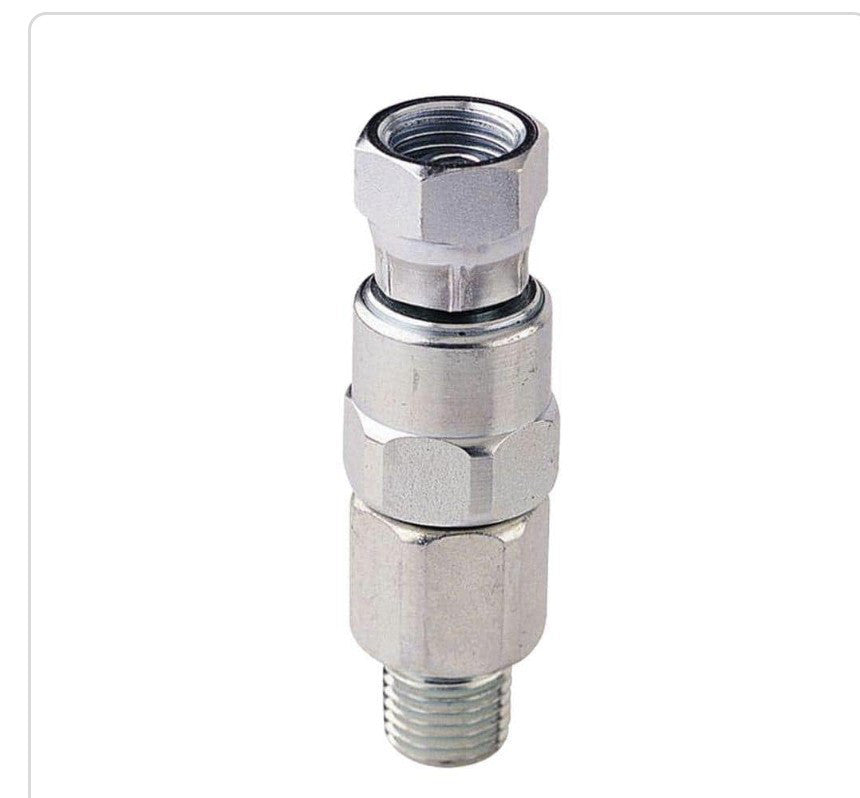 Graco 244515 Metal 3000 PSI Straight Hose Swivel Connector 1/4 in.-#20