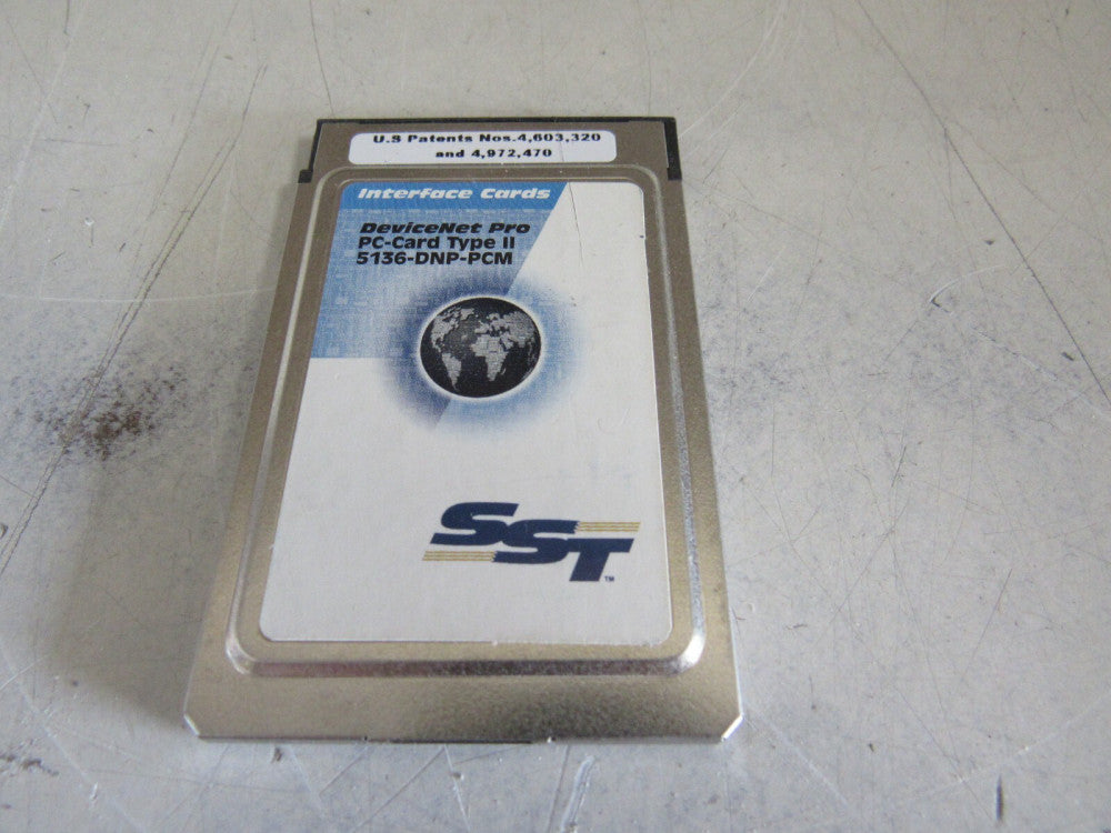 WOODHEAD SST DEVICENET PRO PC CARD TYPE II 5136-DNP-PCM, MAKE OFFER!