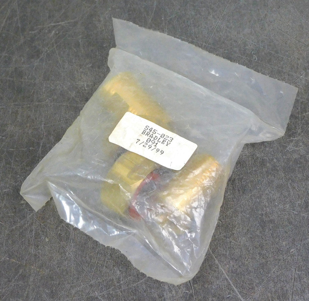 Bradley S45-023 Brass Tail Piece Prepack Nuts 3/4" Tail Piece 1/2 in. Lot of (2)