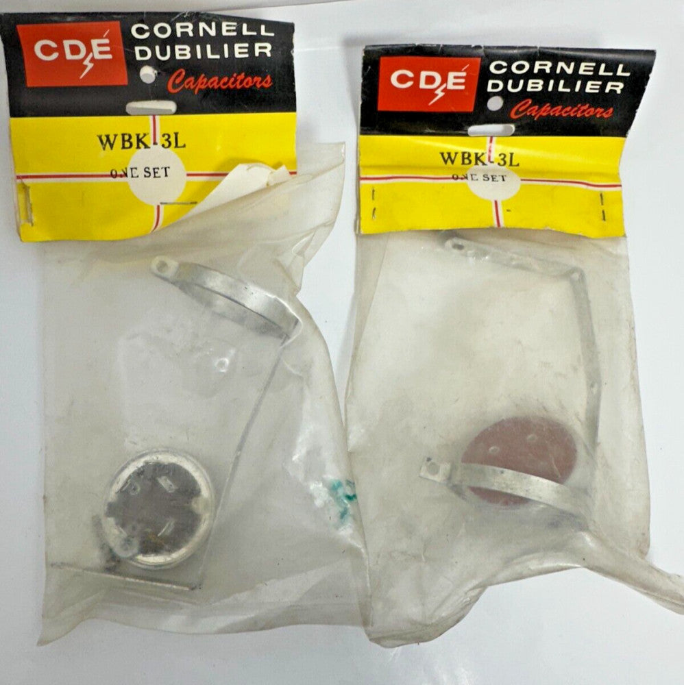 (Lot of 2) Cornell Dublier WBK-3L Capacitor Hardware