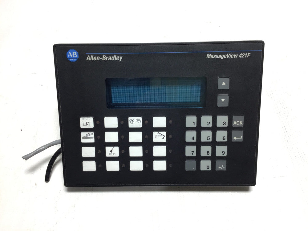 Allen Bradley 2706-M1F1 MessageView 421F Display Terminal Ser A 24VDC 0.833A ...