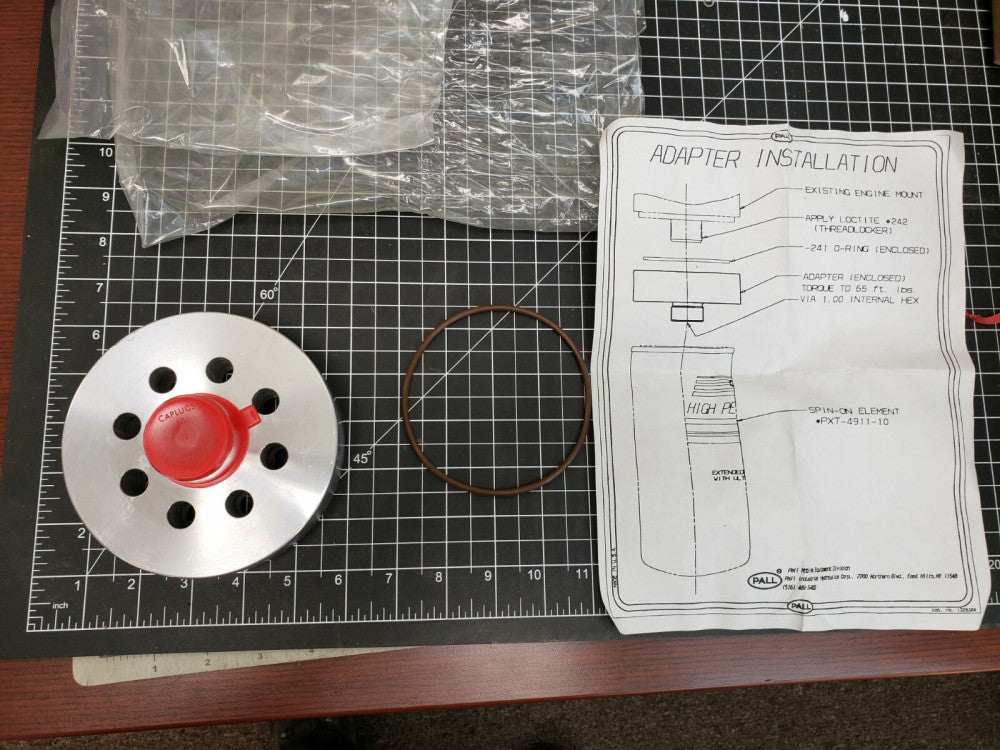 Cartridge To Spin On Oil Filter Adaptor Conversion Kit 1 ½” -12  [A8S4]