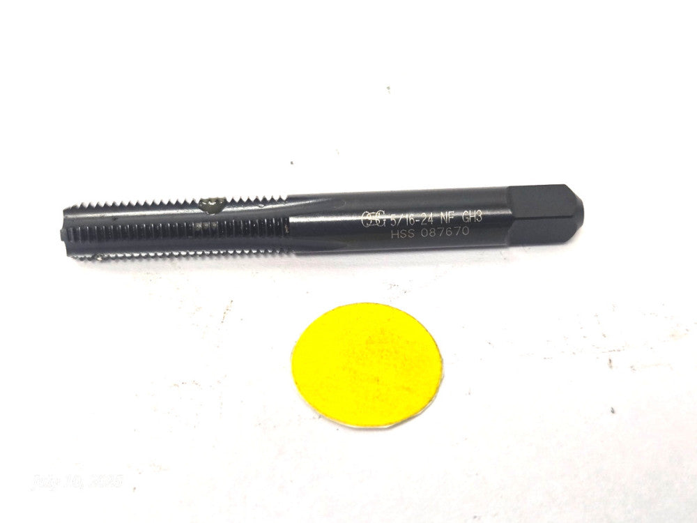 OSG STRAIGHT FLUTE BOTTOMING CHAMFER TAP *5/16-24 NF GH3 HSS