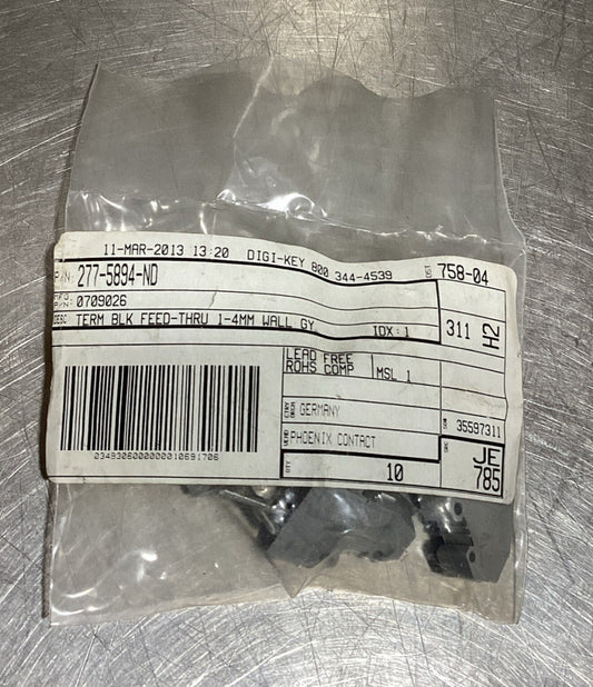 10x Phoenix Contact HDFKV 4 Nos Surplus Sealed
