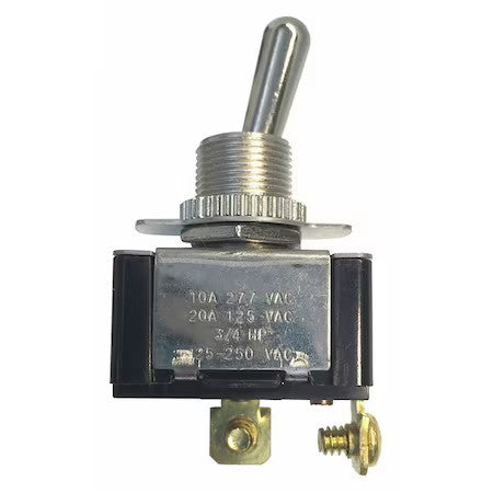 Gardner Bender Gsw-110 Toggle Switch, Spst, On/Off, 3/4 Hp At 125 To 250V Ac