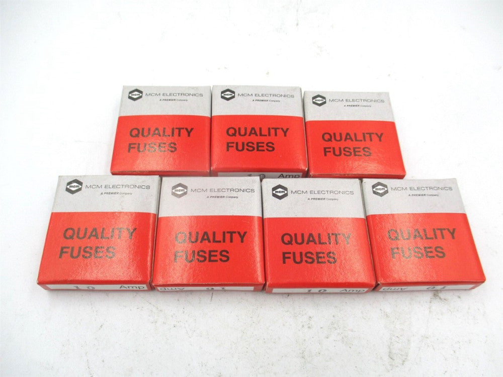 MCM Electronics (28-1200) 10 Amp 250V Cartridge 0.2" x 0.79" Fuse - Lot of 35