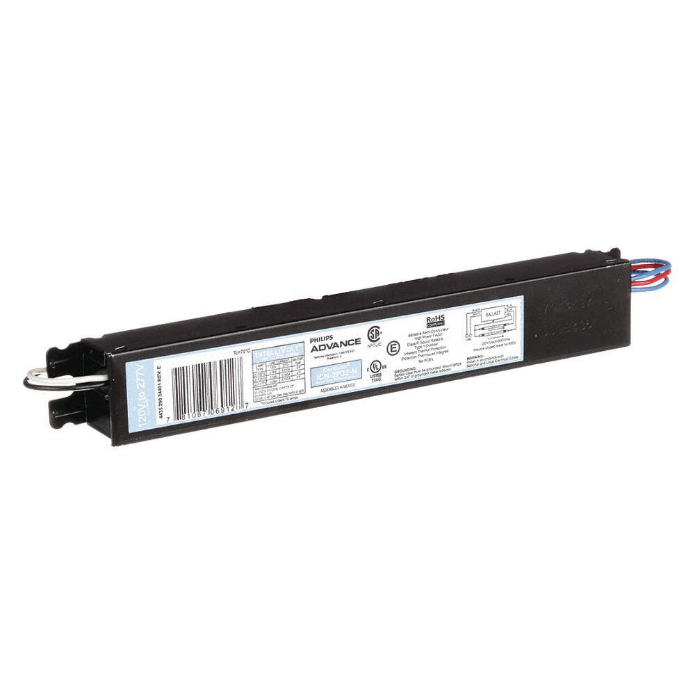 ADVANCE ICN-2P32-N Electronic Ballast 120-277 V Instant Start No Dimming (2 PK)