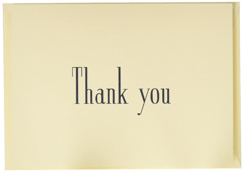 Crane & Co. Navy Thank You Note (CT1416)