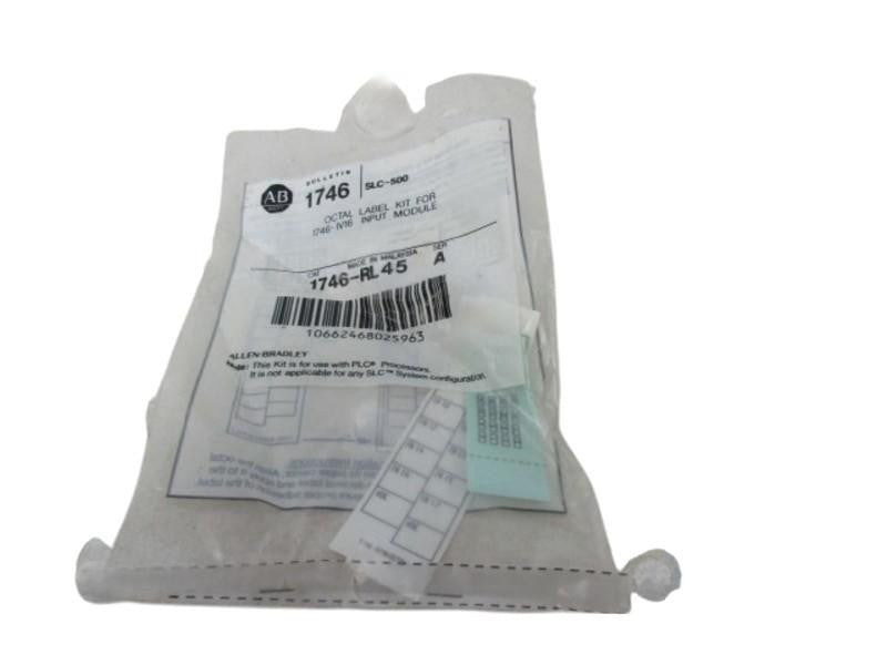 ALLEN BRADLEY SLC 500 1746-RL45 SER. A OCTAL LABEL KIT  NSMP
