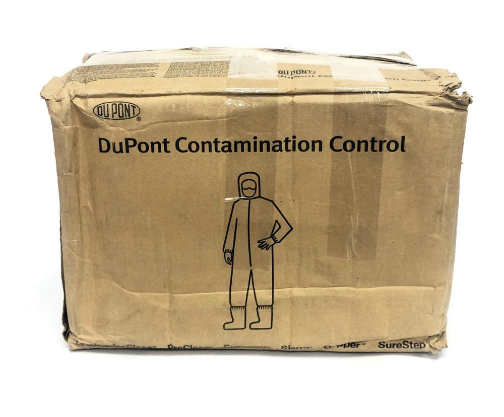 DuPont Suprel LS Hooded Coverall SR180SWHMD Case of 25 NOS