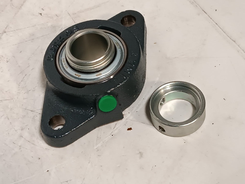 INA RCJTZ25-XL 2-Bolt Oval Flange Bearing Unit, 25mm, Eccentric Collar, X-life