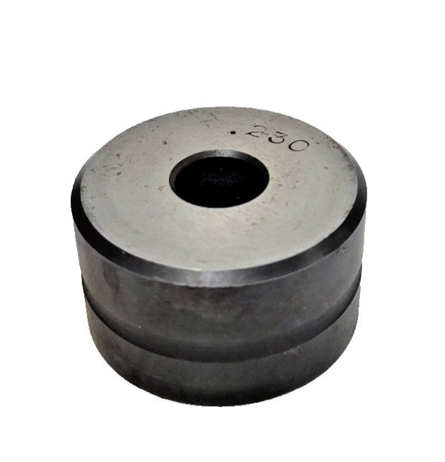 IRONWORKER ROUND PUNCH PRESS DIE 0.230" HEAD DIA 1-7/8"
