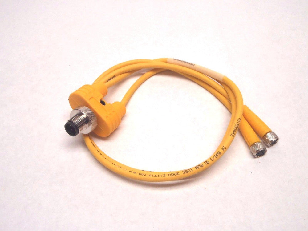 Turck YBZ2-FSM4.4/2PKG3M-0.5/0.5 Splitter Cordset U-57200