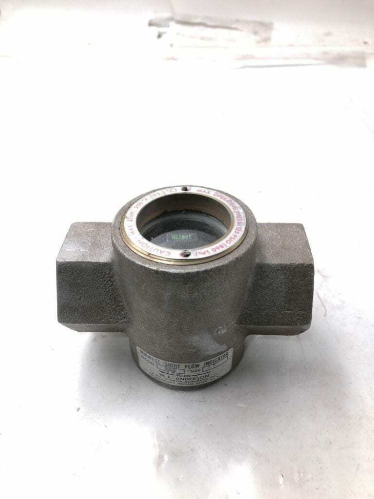 Midwest Model 350 1" Bronze Sight Flow Indicator 200°F 125PSI