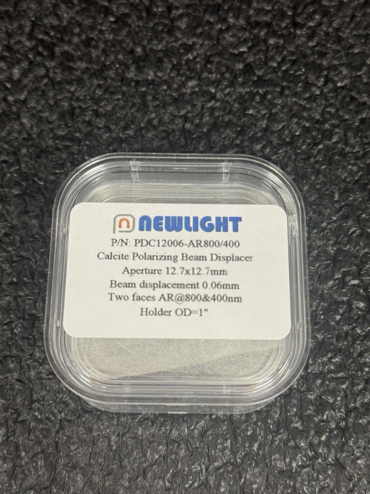 Newlight PDC12006-AR800/400 Polarizing Beam Displacer Calcite Aperture