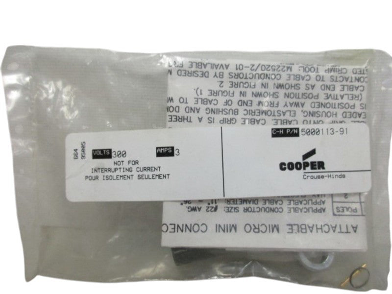 CROUSE-HINDS 5000113-91 CONNECTOR NSMP