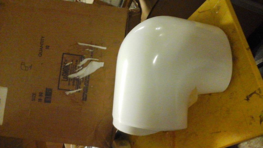 Lot of 10 - Proto Losmoke PVC Elbow Covers W/ INSERTS 90 Degree SIZE 18-90