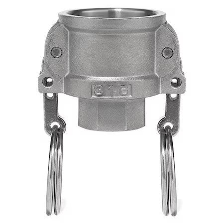 Usa Industrials Bulk-Cgf-304 Cam And Groove Coupling,2-1/2",304 Ss