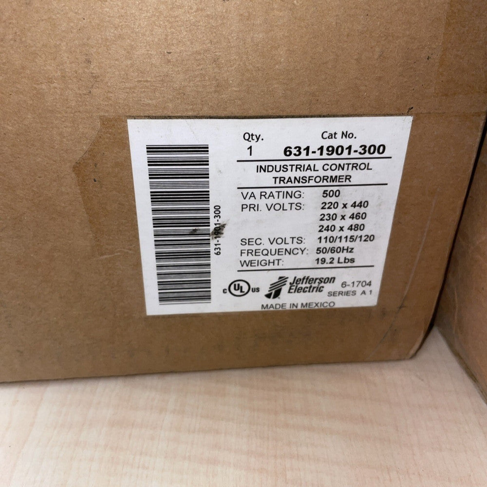 NEW JEFFERSON ELECTRIC 631-1901-300 INDUSTRIAL CONTROL TRANSFORMER #SHIPS FREE#
