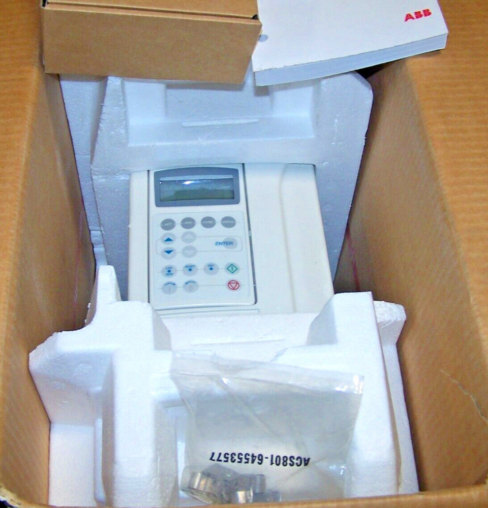 New ABB 3 HP AC VFD Variable Frequency Drive 480 VAC  ACS800-U1-0004-5