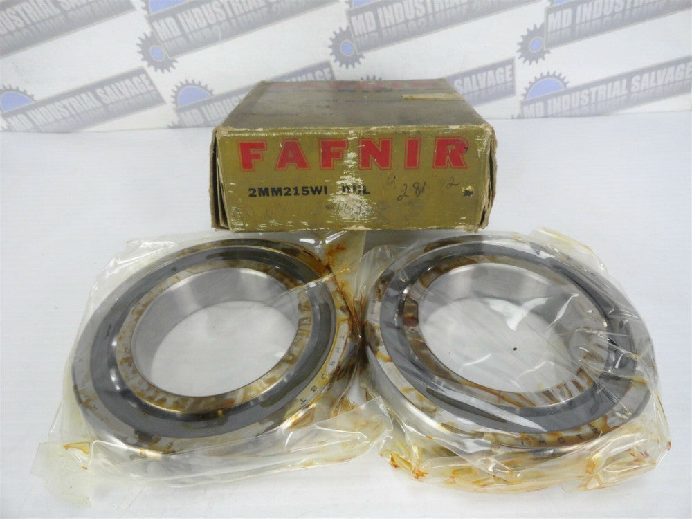 FAFNIR - 2MM215WI DUL Precision Angular Contact Bearing, 75 x 130 x 25mm (NEW)