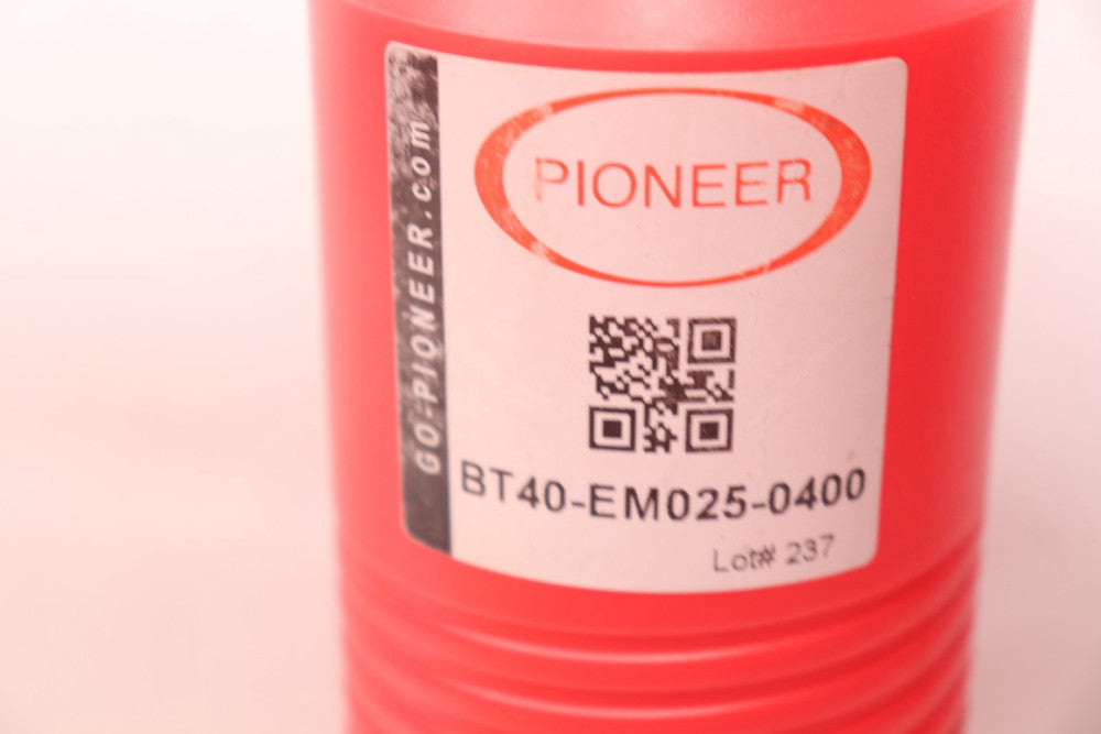 Pioneer Endmill Adapter 1/4 x 4.00 BT40-EM025-0400