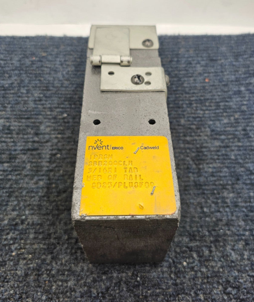NVENT SBB200CLH: Cable To Web Of Rail Mold Signal, 1" Tab Bond Terminal Style