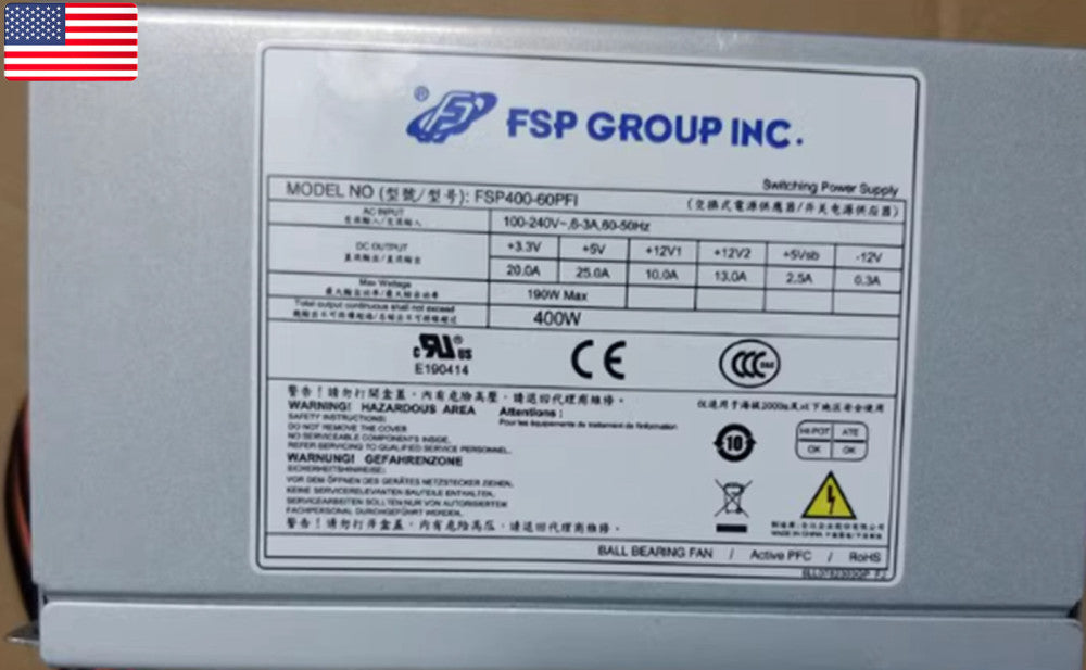 One Brand New FSP FSP400-60PFI Power Supply - US Stock