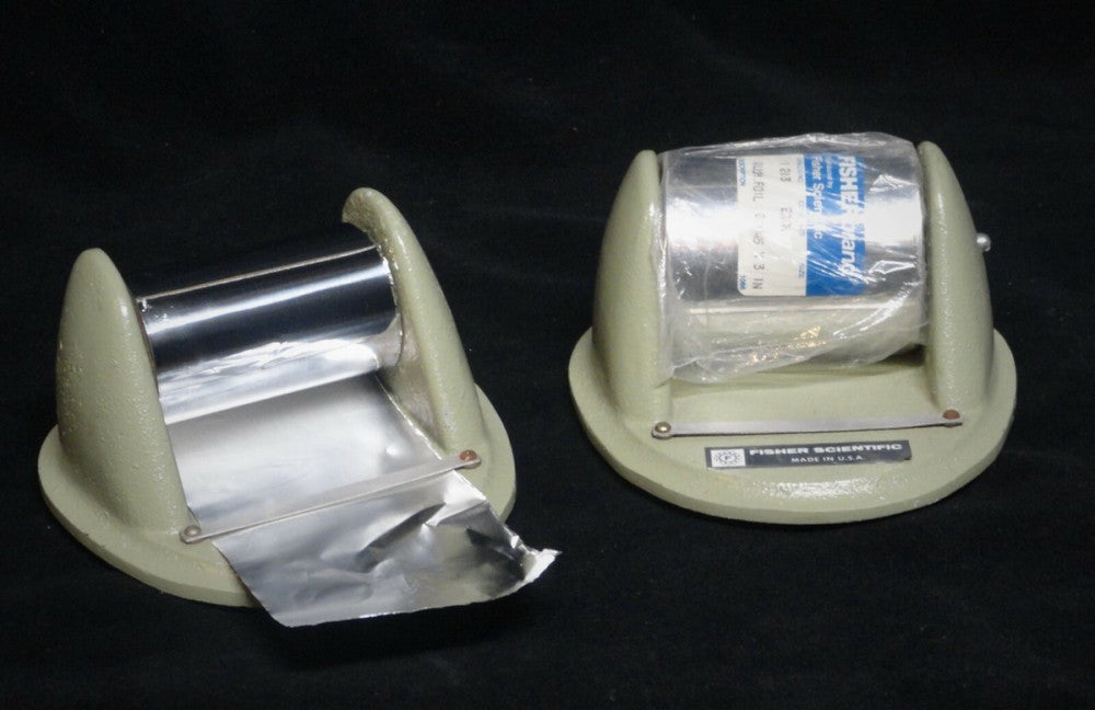 (2) Fisher Scientific ~ Mini Bin Foil Dispenser Cutters ~ (2) 1 new & 1 Used